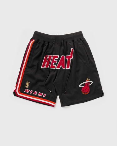 Shorts Mitchell & Ness JUST DON MIAMI HEAT Mesh Basketball Shorts Svart | SHORDL20006-MHEBLCK96, 1
