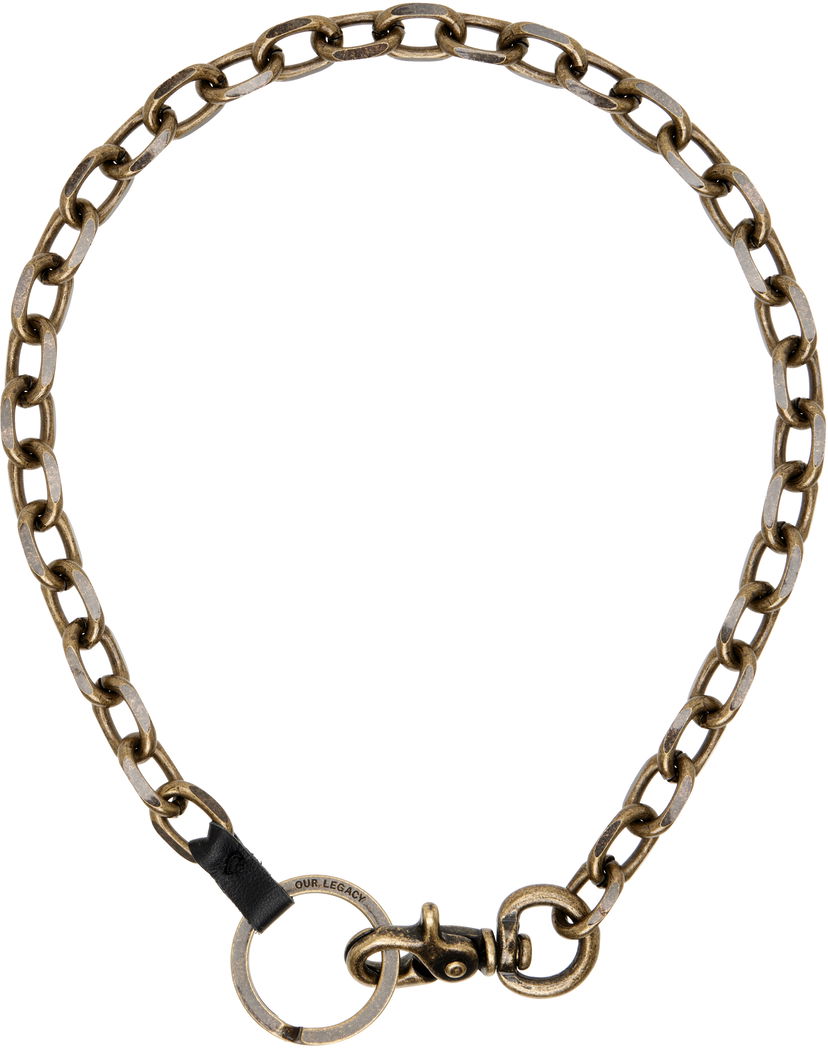 Nyckelringar OUR LEGACY Our Legacy Ladon Chain Necklace Metallisk | A2258LAB