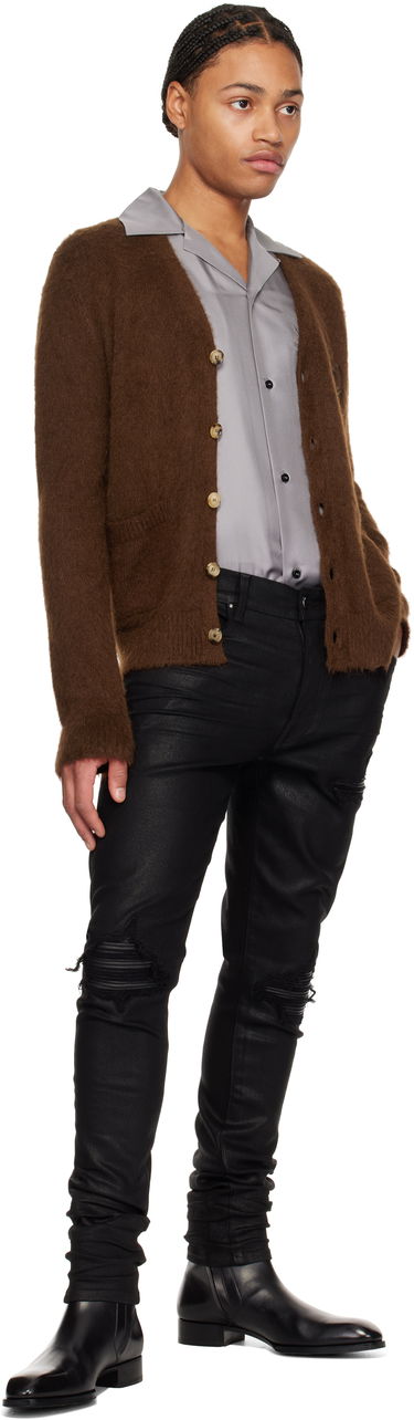 Jeans AMIRI AMIRI MX1 Waxed Denim Jeans Svart | AMDNSY1113, 3