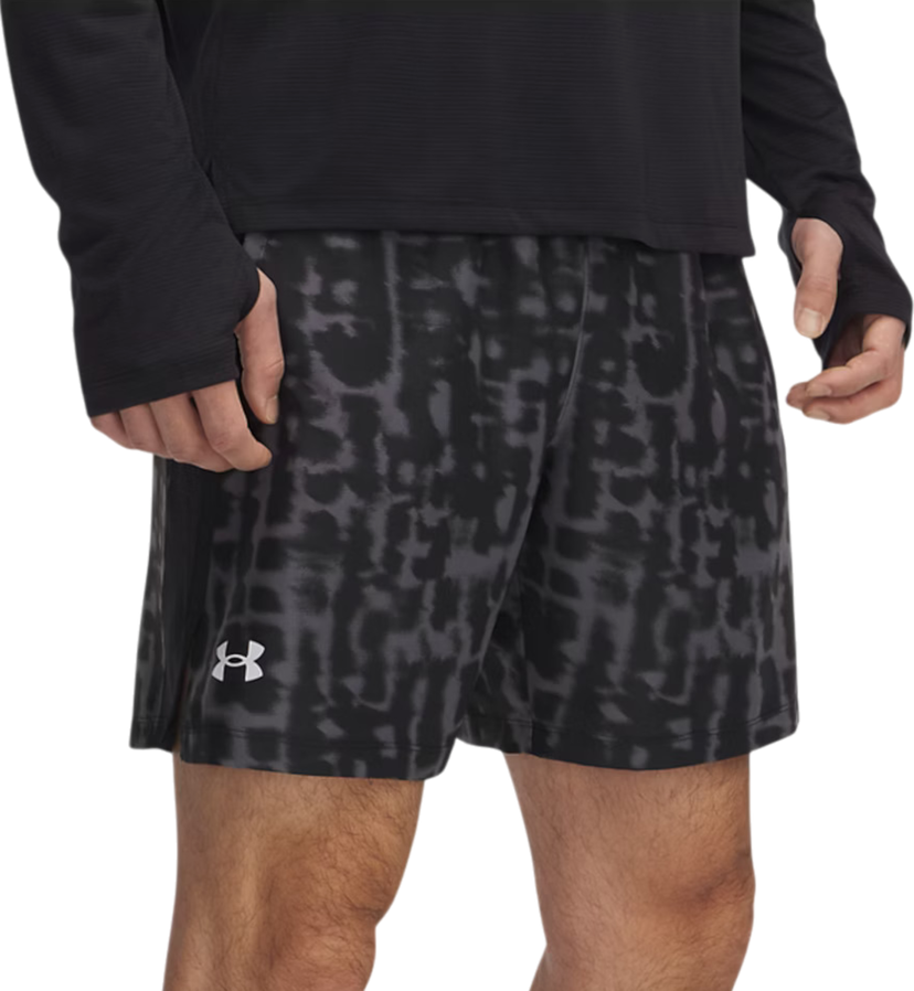 Shorts Under Armour Under Armour UA Launch 7'' Print Shorts Svart | 1382621-025