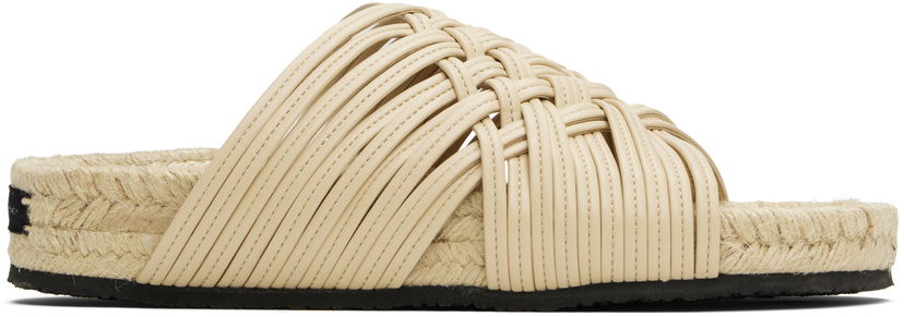 Sneakers och skor Stella McCartney Stella McCartney Gaia Alter Mat Platform Sandals Beige | 810531APADB0