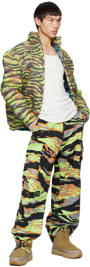 Pufferjacka ERL ERL Camo Down Jacket Grön | ERL06C003, 3