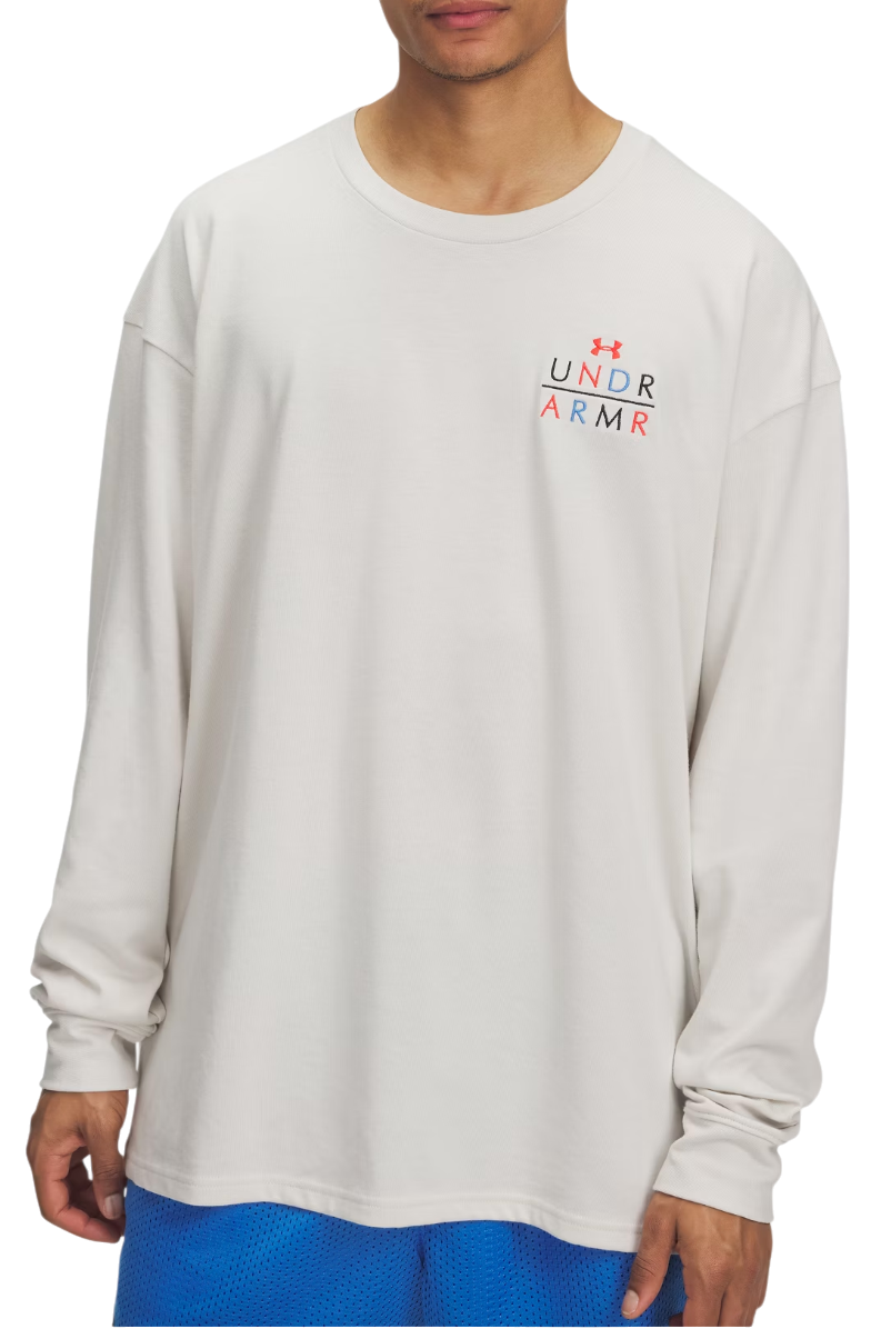 T-shirt Under Armour Under Armour UA HWT Modern Sport Long Sleeve T-Shirt Vit | 6004885-110