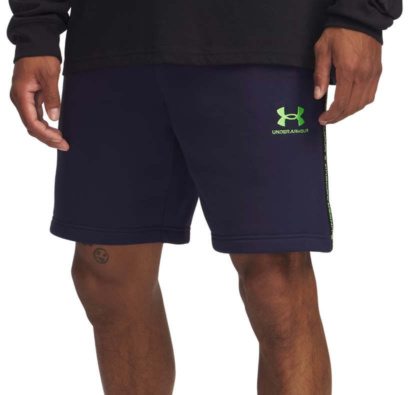 Shorts Under Armour Under Armour UA Icon Fleece Taping Shorts Mörkblå | 1390299-411