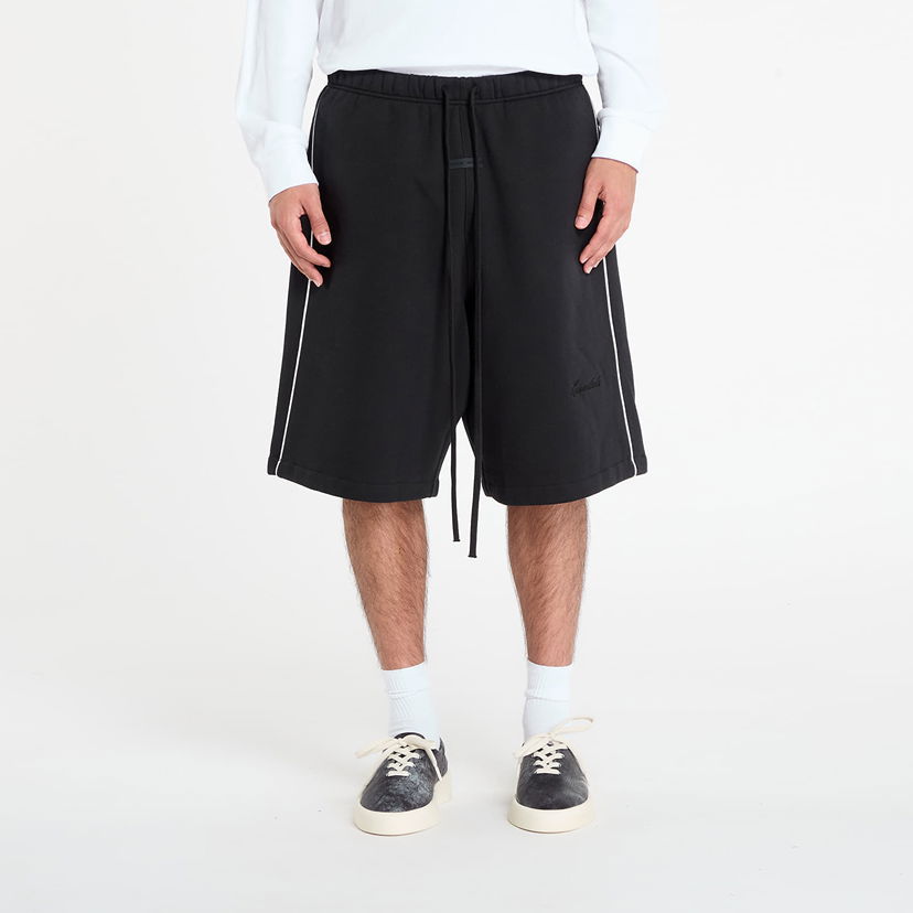 Shorts Fear of God Fear of God Essentials Relaxed Sweatshorts With Piping Svart | 160SP254550F-378