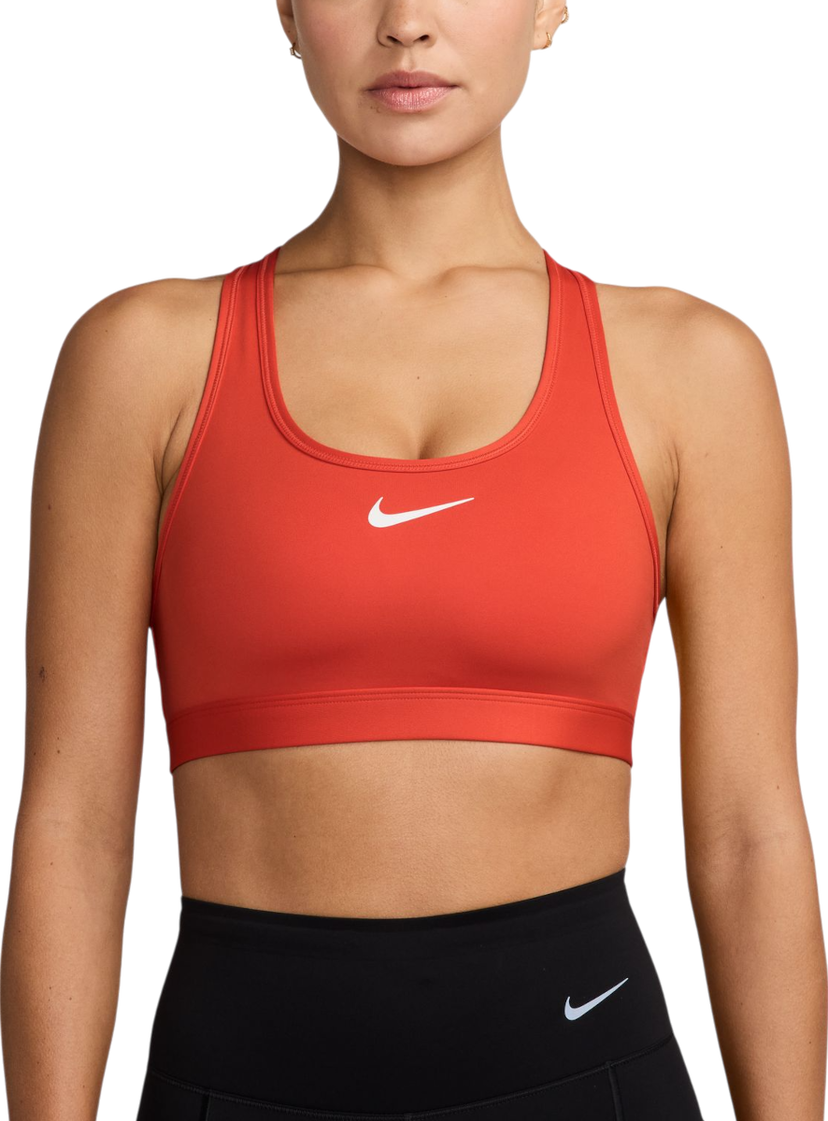 Behå Nike Swoosh Medium Support Sports Bra Röd | dx6821-633