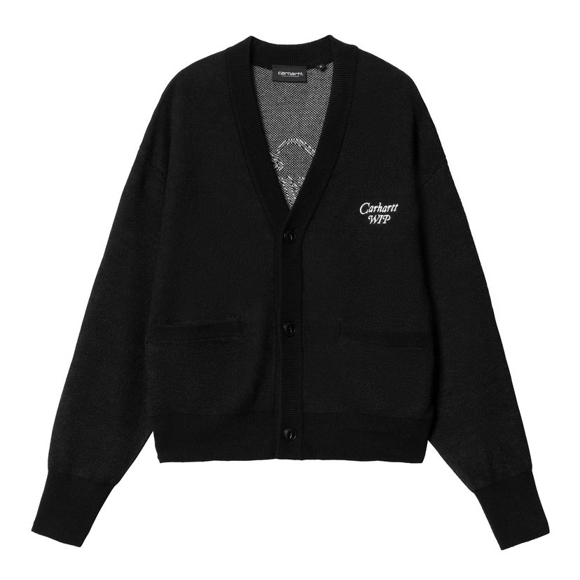 Sweater Carhartt WIP Black Harttbreaker Cardigan Svart | I034390_9