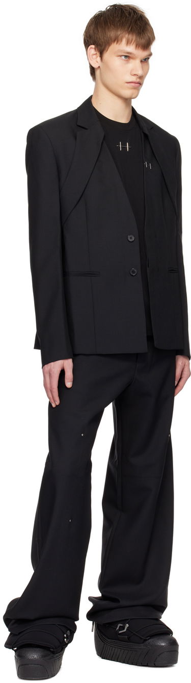 Bomberjacka HELIOT EMIL Kinetics Double-Breasted Blazer Svart | SS24_M_04_039_BLK01, 3