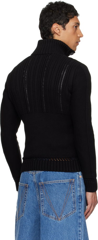 Sweater VETEMENTS VETEMENTS Cargo Cardigan Svart | UH76KN350B, 2