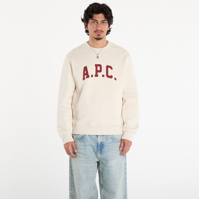 Sweatshirt A.P.C. A.P.C. Harris Sweatshirt XXL Beige | COHBR-H37012 APG