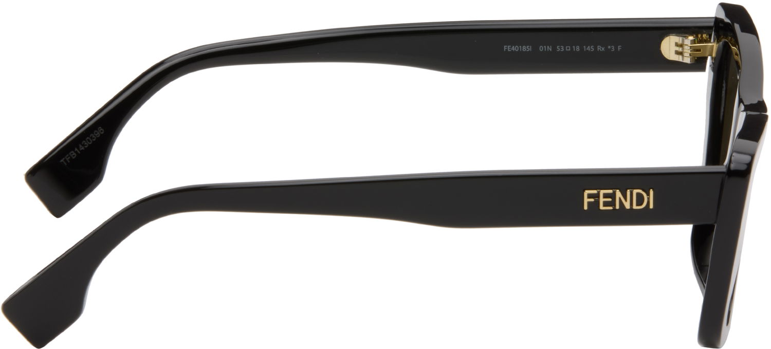 Solglasögon FENDI Angular Frame Sunglasses Svart | FE40185I@5301N 840126864922, 1
