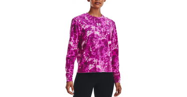 Sweatshirt Under Armour Sweatshirt Rival Terry Print Crew Rosa | 1373036-577, 1