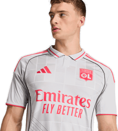 Jersey adidas Originals Olympique Lyon 3rd Jersey 2025/26 Vit | jd1389, 2