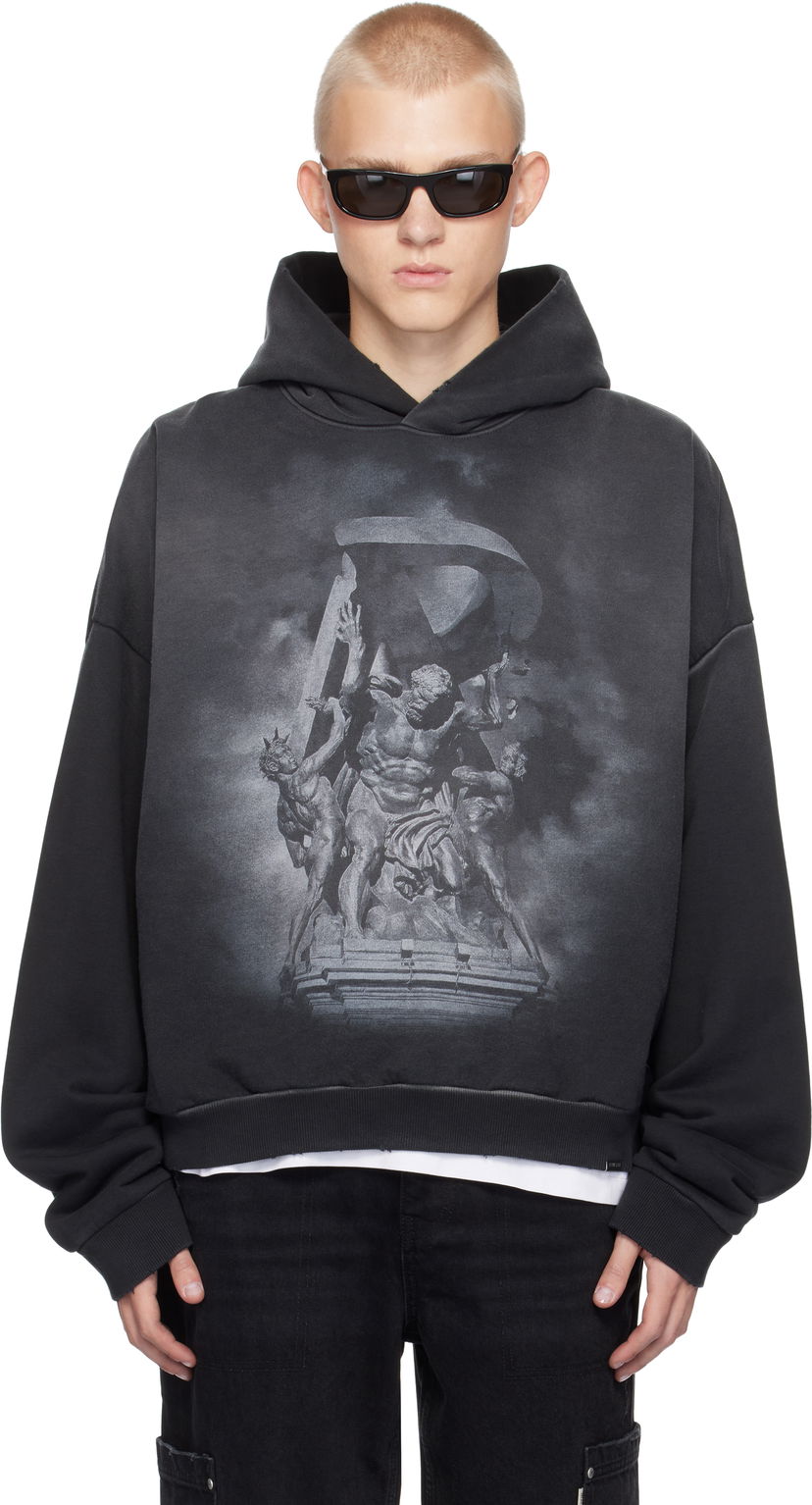 Sweatshirt Represent Clo Archangel Graphic Print Hoodie Svart | MLM41145
