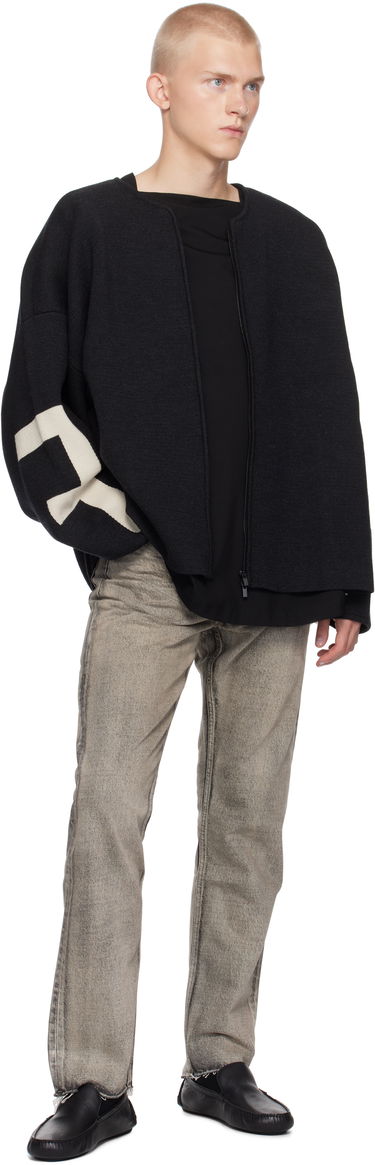 Sweater Fear of God Fear of God Merino Full Zip Sweater Svart | FG24FW20-0172MER, 3