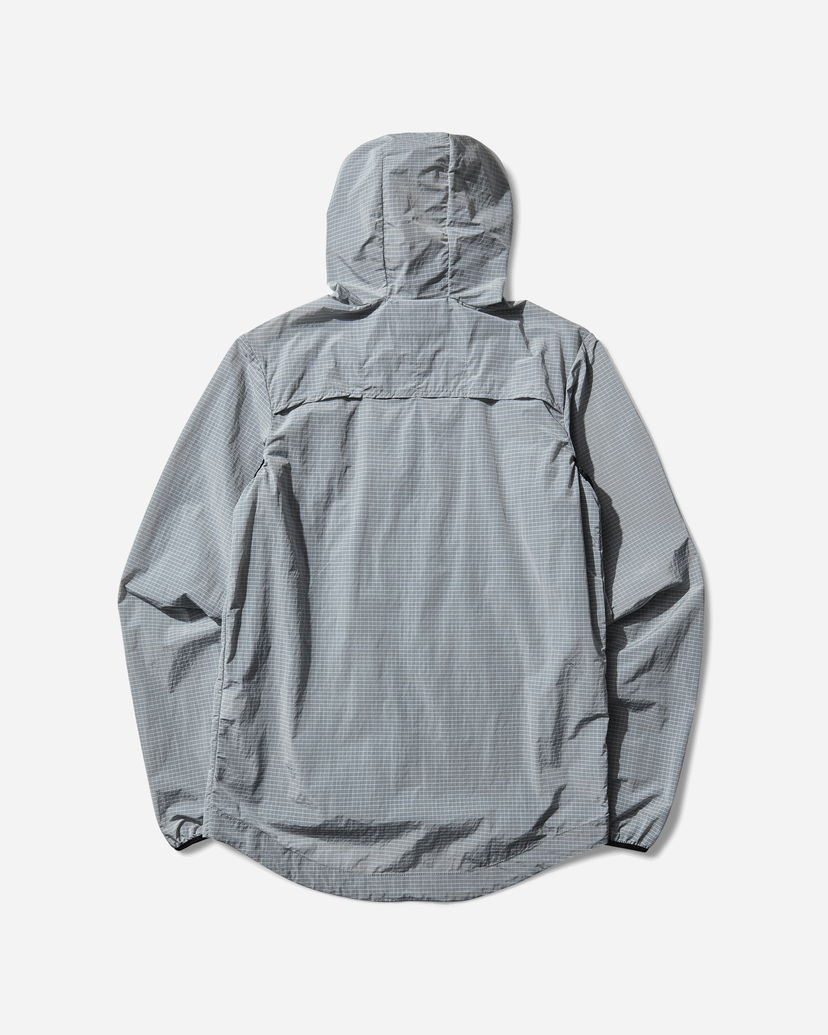 Vindjacka Rayon Vert Mirage Grid Hooded Jacket Grå | S5RVJK01 GREY