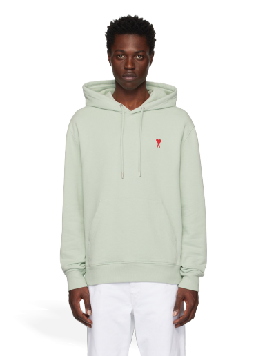 Sweatshirt AMI Hoodie Grön | USW200.730
