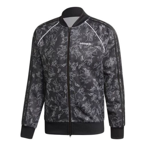 Bomberjacka adidas Originals Disney Goofy Sst Tt Crossover Print Track Jacket Svart | GD6023
