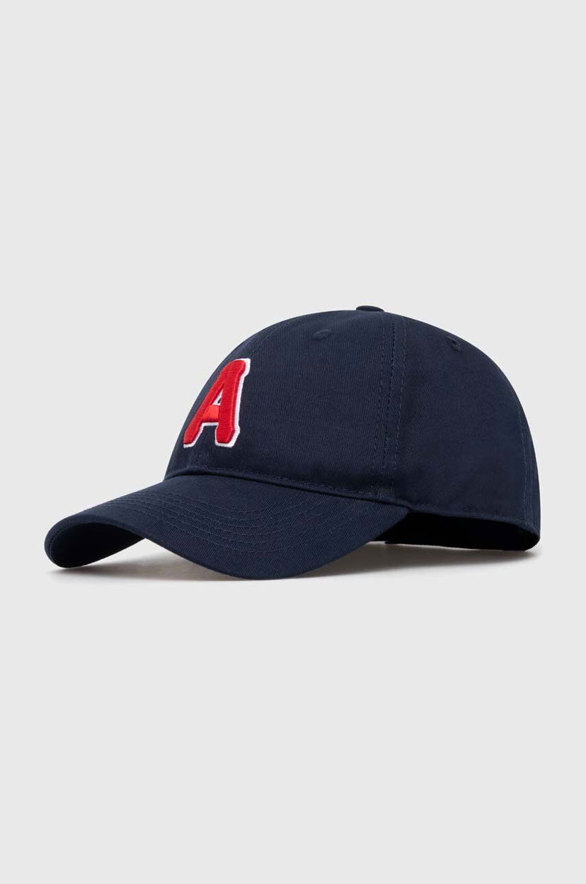 Keps AAPE by A Bathing Ape AAPE 3D "A" Font Baseball Cap Mörkblå | ACP5227