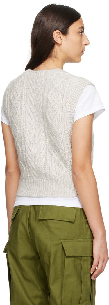 Sweater rag & bone rag & bone Brody Knit Vest Grå | WAS23F035SL35, 2