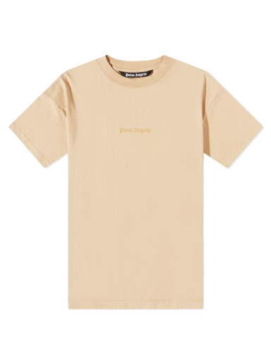 T-shirt Palm Angels Reverse Logo Tee Beige | PMAA001S23JER0046161