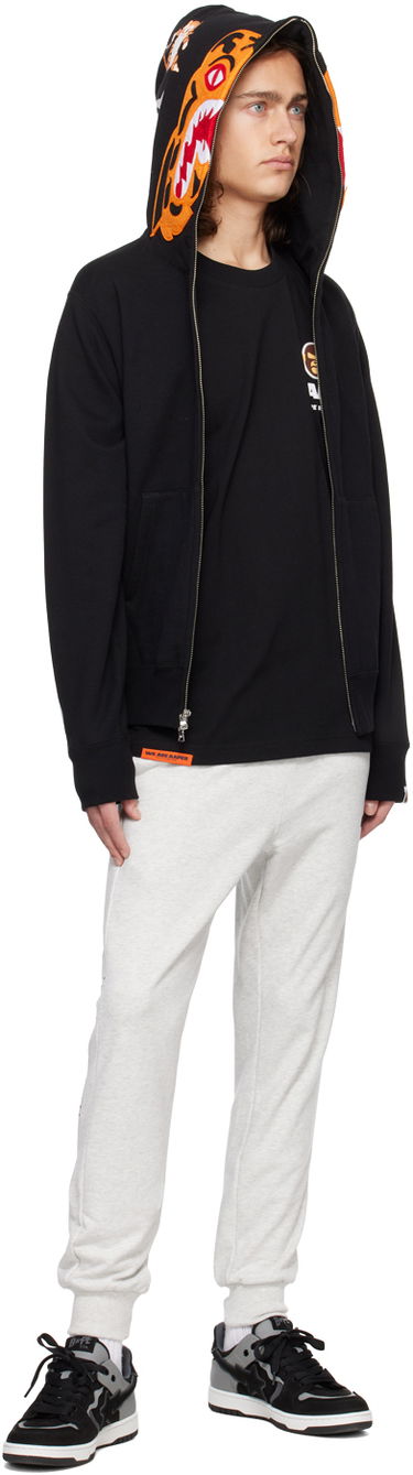 Träningsbyxor AAPE by A Bathing Ape AAPE by A Bathing Ape Embroidered Sweatpants Grå | AAPPTMA691XAMWH2, 3