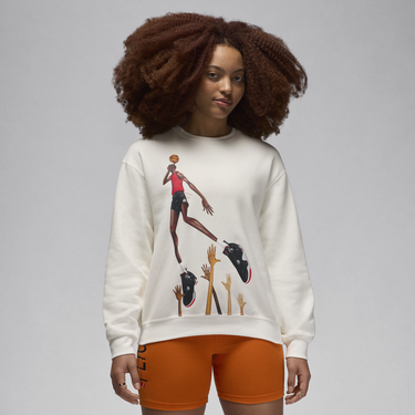 Sweatshirt Jordan Jordan Artist Series Dariena Birkse Vit | HF5476-133, 2