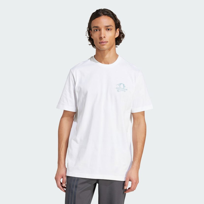 T-shirt adidas Originals adidas Originals Resort Graphic T-Shirt Vit | KC4956