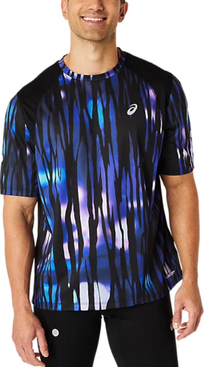 T-shirt Asics Short Sleeve Printed Running T-shirt Flerfärgad | 2011d095-400