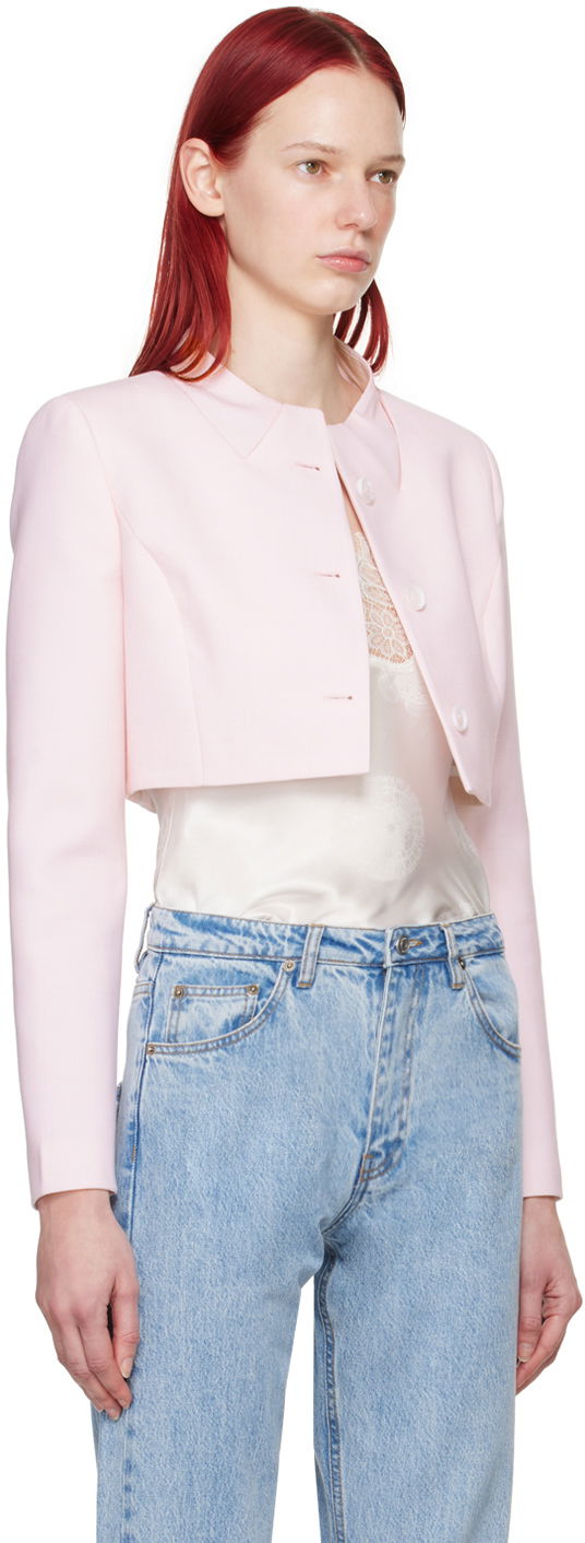 Jacka Coperni Coperni Cropped Jacket Rosa | COPV33BIS834, 1