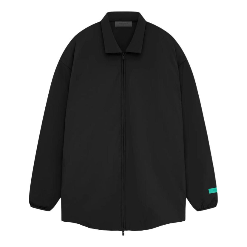 Vindjacka Fear of God Essentials Filled Shirt Jacket Svart | 202SP244494F