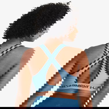 Behå Under Armour Crossback Mid Bra Blå | 1361034-490, 4