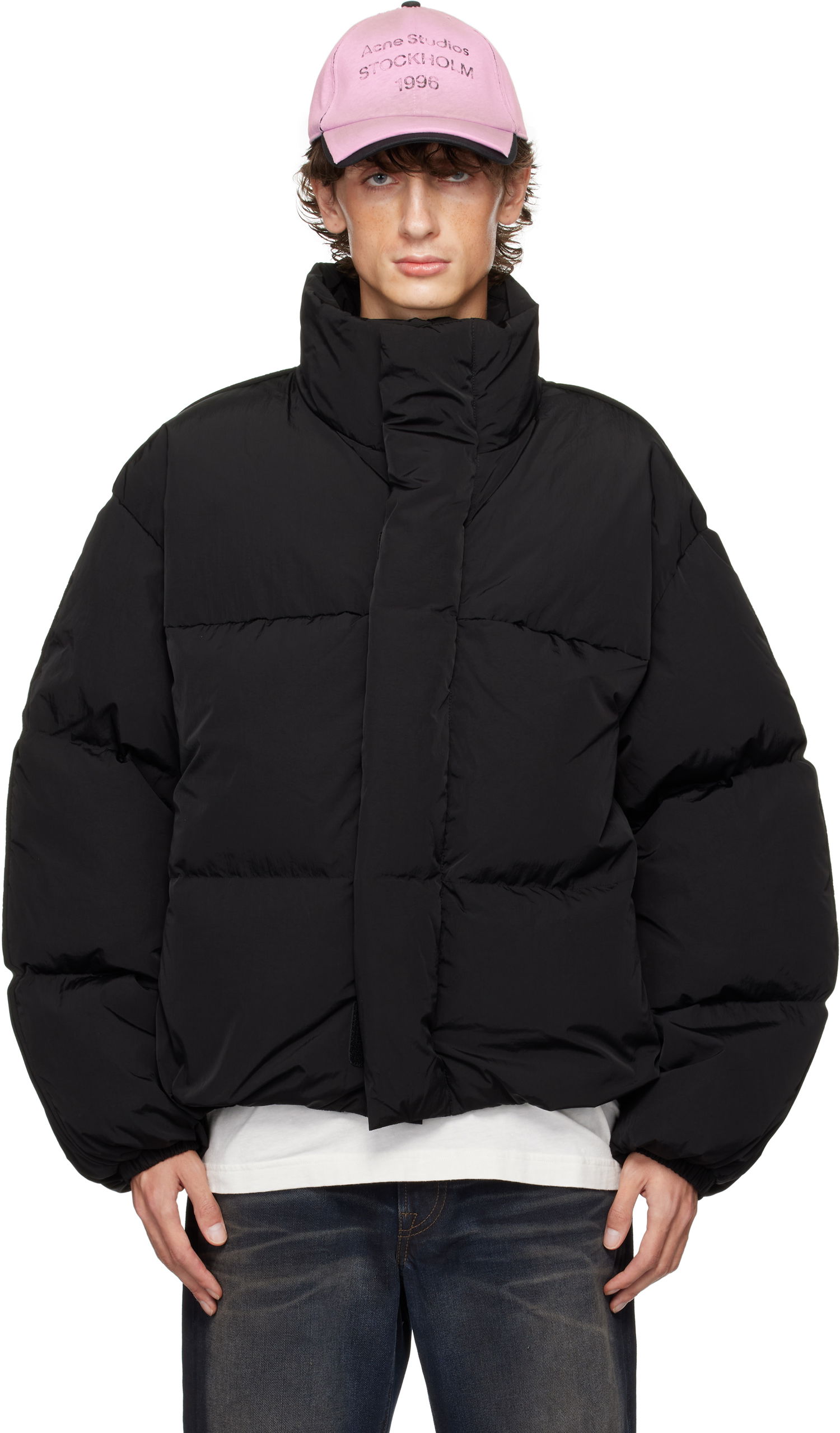 Pufferjacka Acne Studios Puffer Down Jacket Svart | B90790-, 0