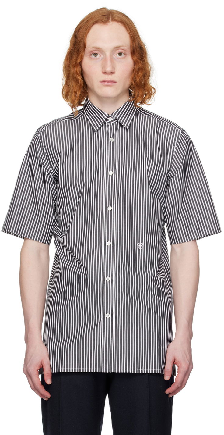 Skjorta Maison Margiela Vented Shirt Svart | S50DR0007 S78577
