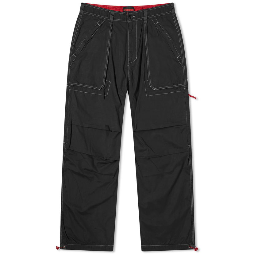 Byxor Pleasures Public Utility Pants Svart | P24SP038-BLACK