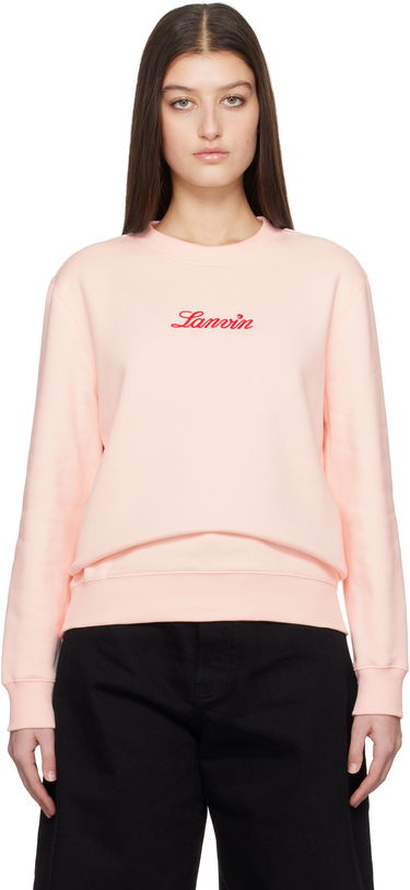 Sweater LANVIN Lanvin Embroidered Sweatshirt Rosa | RW-SS0006-J134-P25, 0