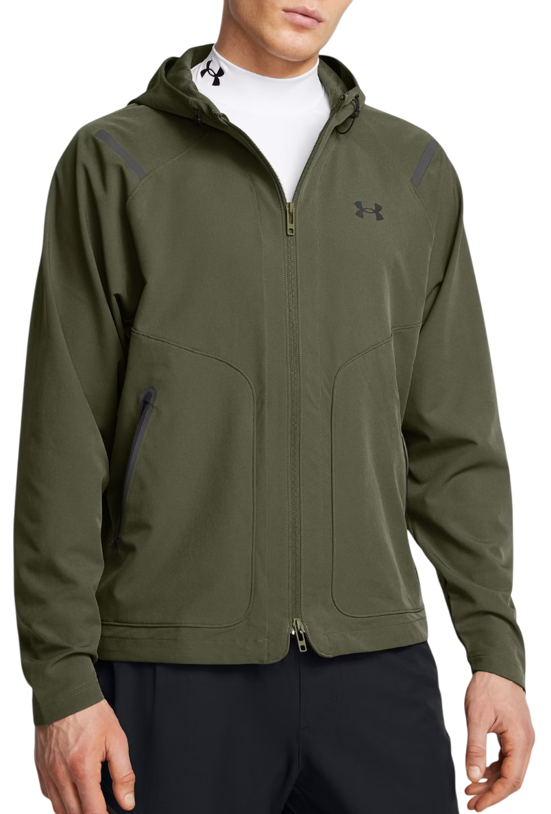 Sweatshirt Under Armour Unstoppable Hooded Jacket Grön | 1389354-390, 0