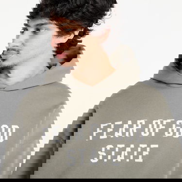 Sweatshirt Fear of God Fear of God Essentials 90's Hoodie Grön | 192SP256217F-245, 1