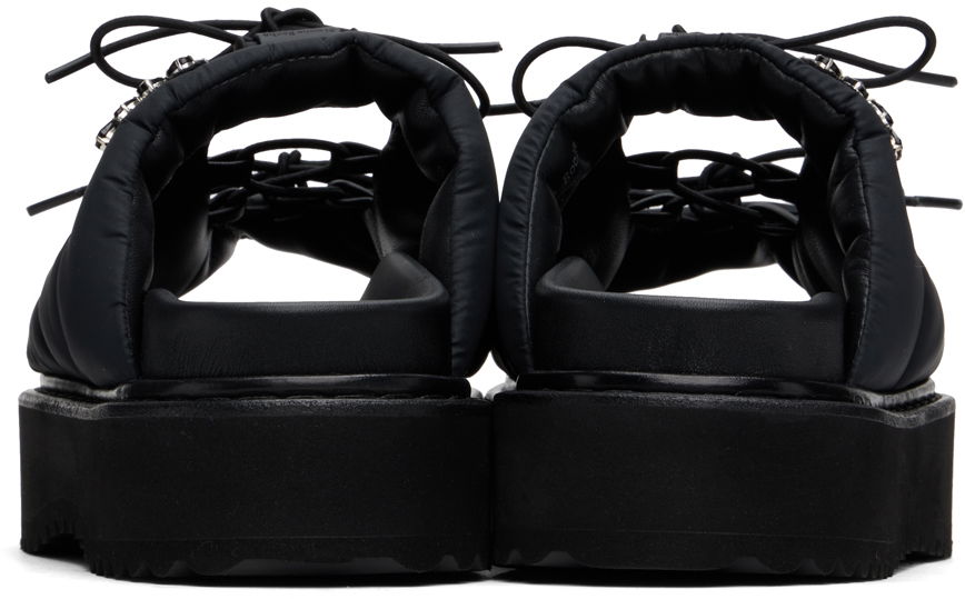 Tillbehör Simone Rocha Simone Rocha Platform Ghillie Sandals Svart | SLD50B 0798, 1