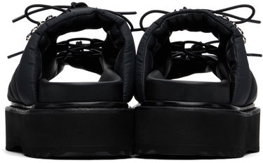 Tillbehör Simone Rocha Simone Rocha Platform Ghillie Sandals Svart | SLD50B 0798, 1