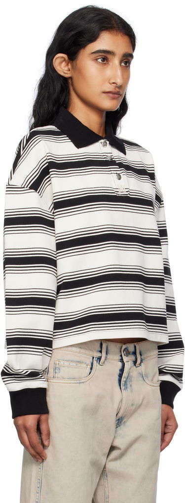 Polotröja AMIRI AMIRI MA Stripe Oversized Polo Vit | AWJYPO1008, 1