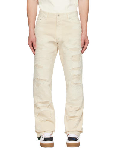 Jeans HERON PRESTON Regular 5-Pockets Jeans Vit | HMYA011F23FAB0010400