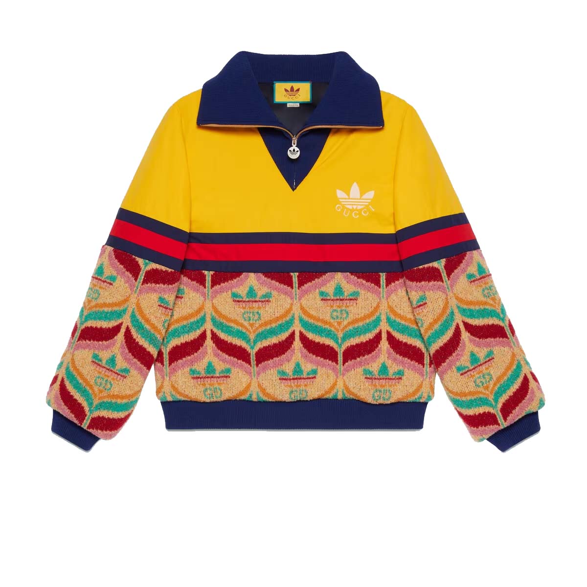 Jacka Gucci adidas x Half-Zip Jacket Gul | 723088 XKCUR 2436, 0