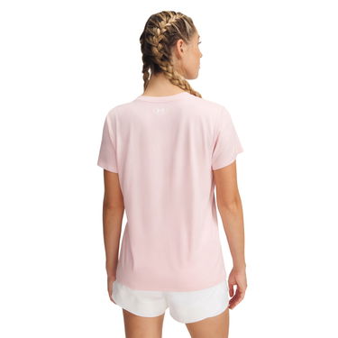 T-shirt Under Armour Tech Twist V-Neck Short Sleeve T-Shirt Rosa | 1384227-647, 1