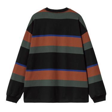 T-shirt Carhartt WIP Sundling Stripe Long Sleeve T-Shirt Svart | I033928_9, 3