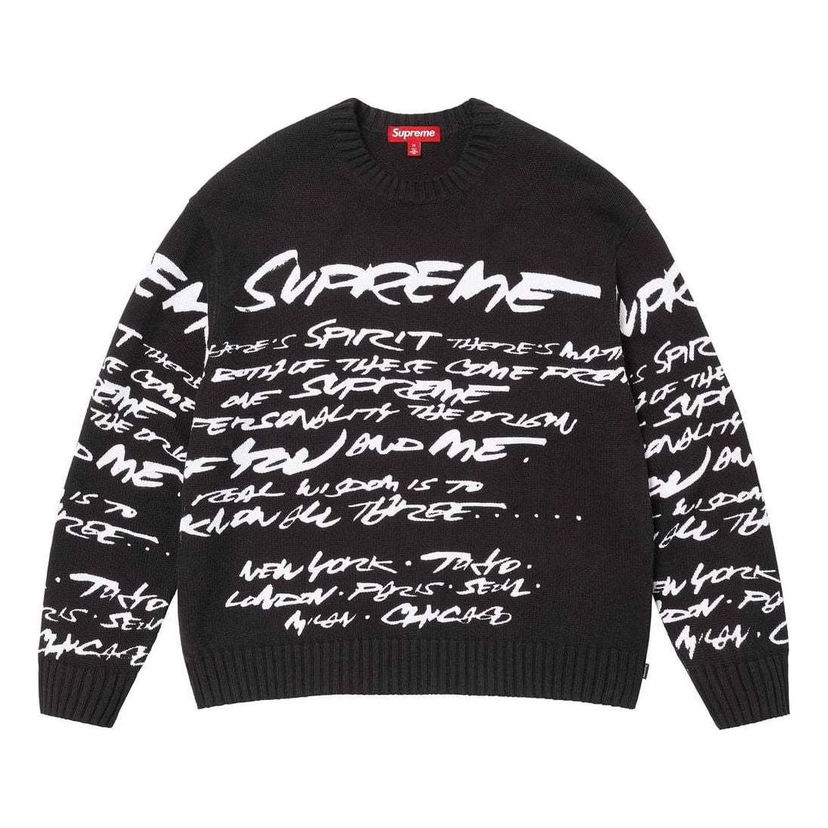 Sweater Supreme Future Knit Sweater Svart | SUP-SS24-011
