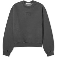 Sweater Alexander Wang Essential Terry Logo Crew Sweat Grå | 4CC3221360-094A, 1
