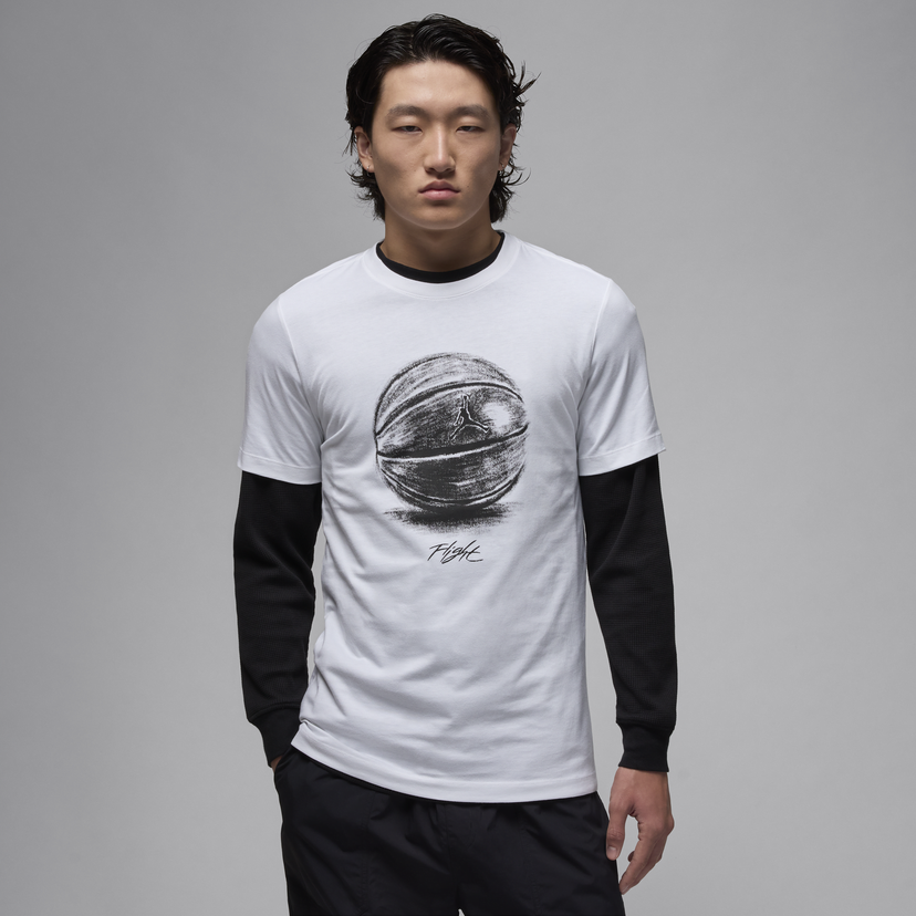 T-shirt Jordan T-Shirt Print Vit | FZ1993-100