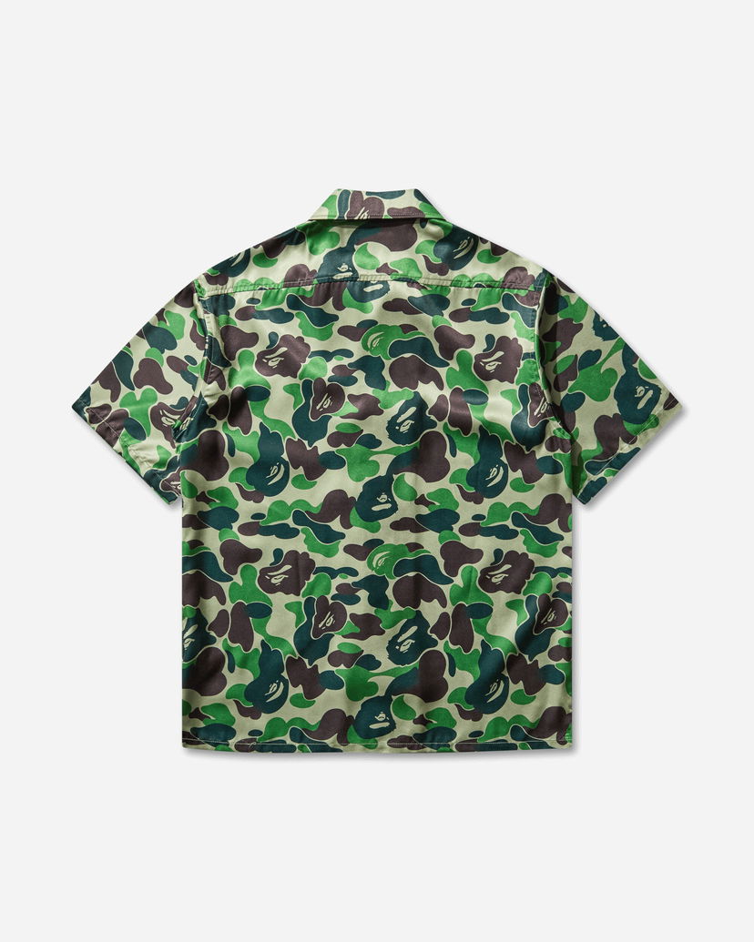 Skjorta BAPE ABC Camo Open Collar Shirt Grön | 1L30132007 GREEN