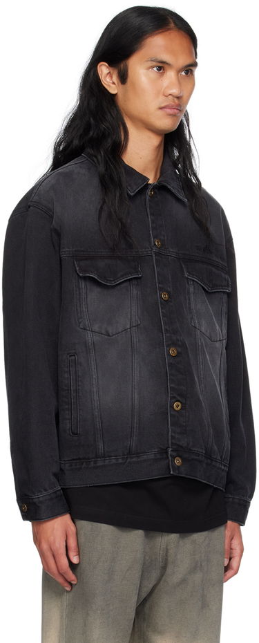 Jacka We11done Denim Jacket Svart | WD-DJ2-24-364-U-BK, 1